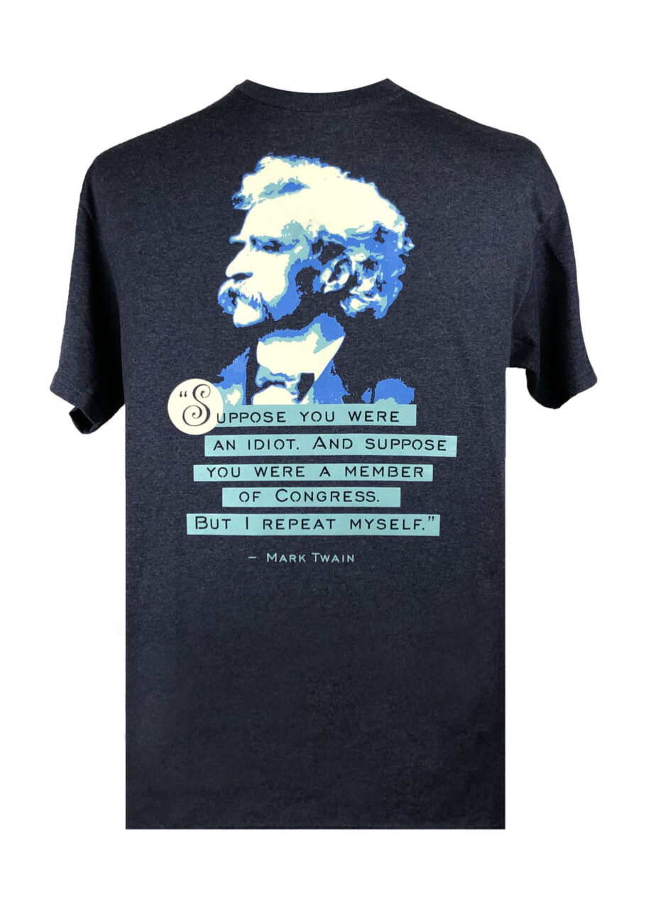 Ontslag nemen spreken katoen Congress Quote T-shirt - Mark Twain House