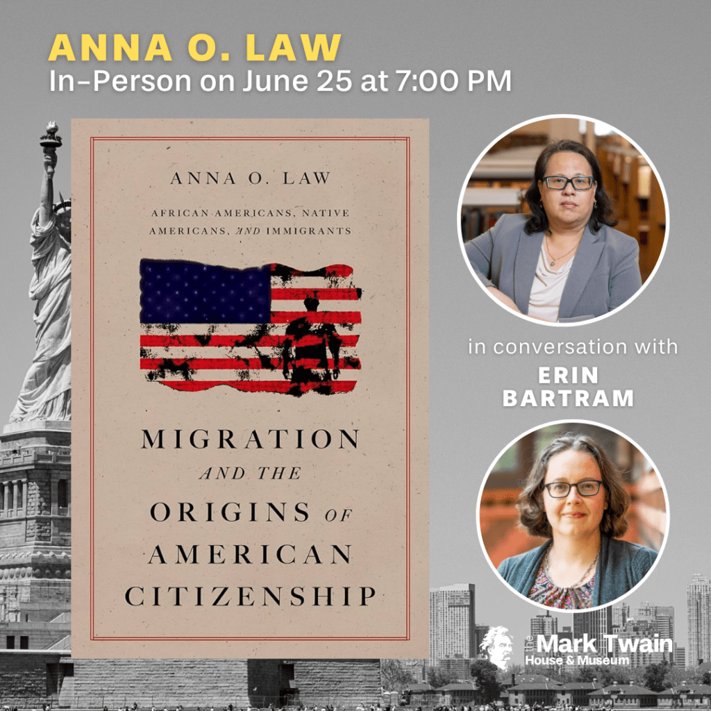 Anna O. Law event graphic